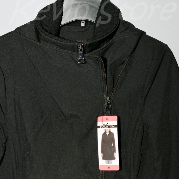 Halston Women's Belted Trench Coat - Picture 12 of 14